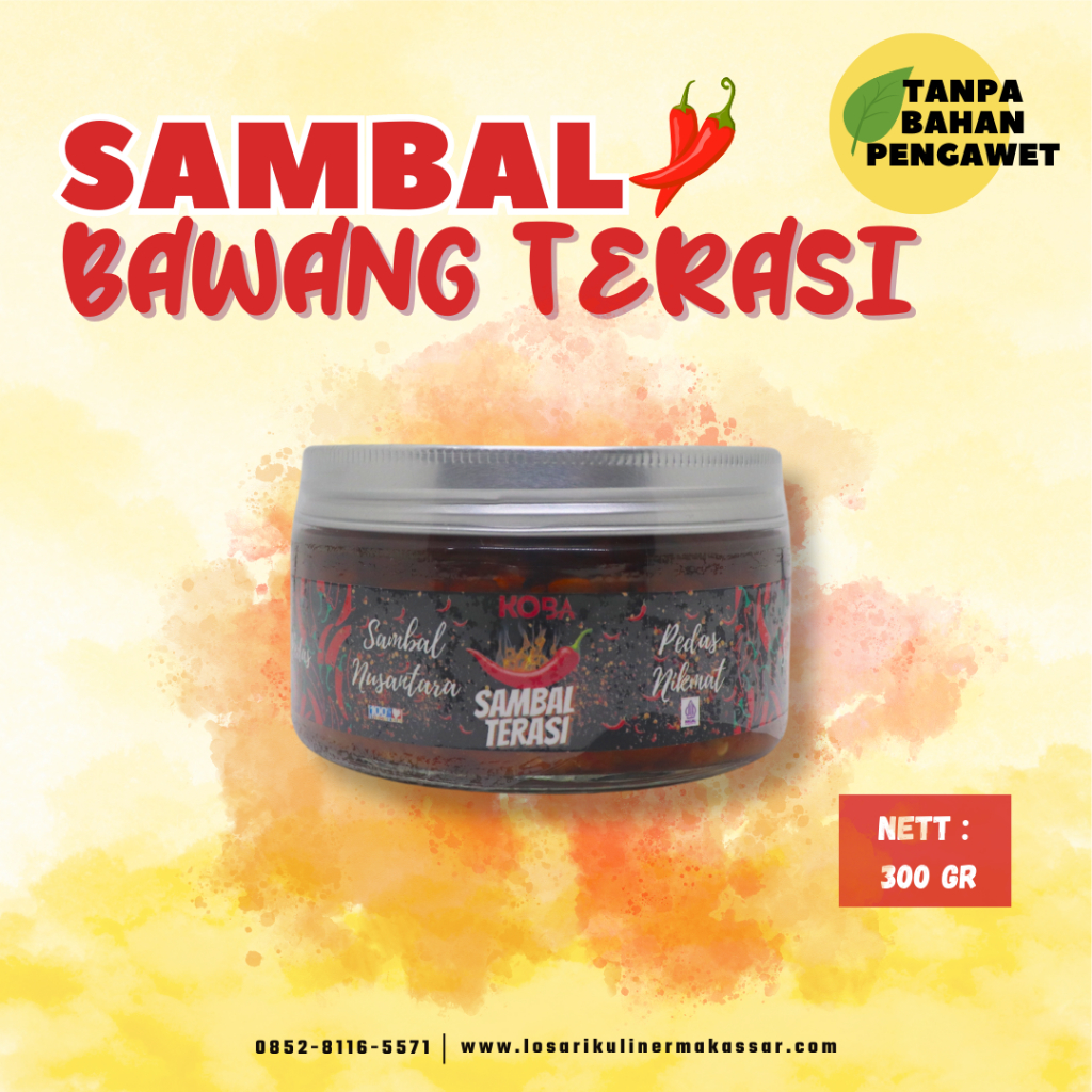 

SAMBAL BAWANG EXTRA PEDAS (LOSARI KULINER)