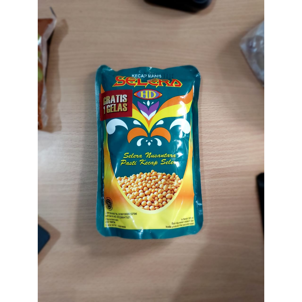 

kecap manis selera pouch berhadiah gelas