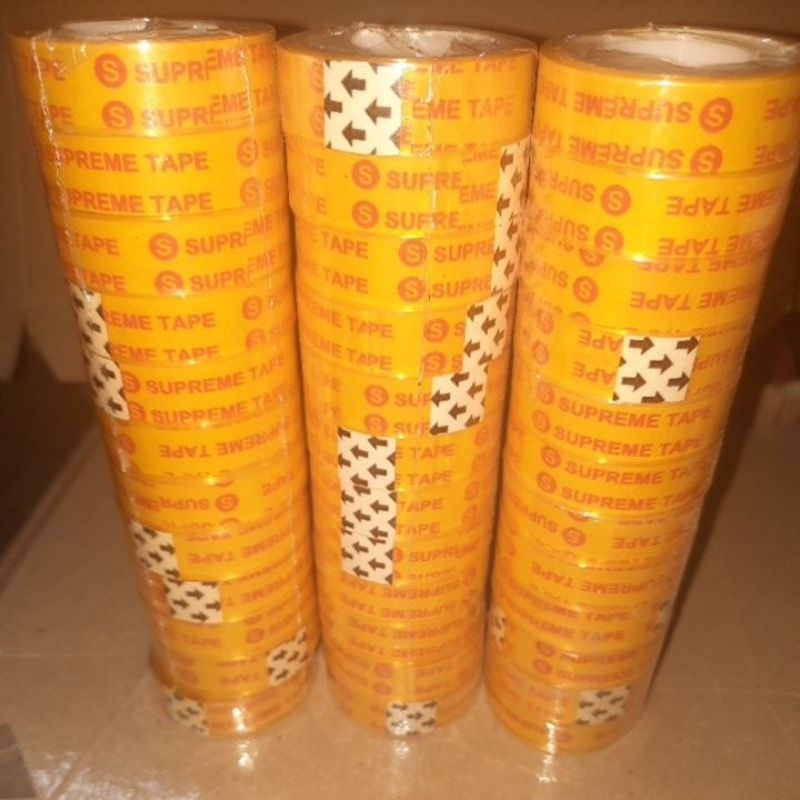 

Isolasi selotip kado supreme tebal 1 rol isi 12pcs