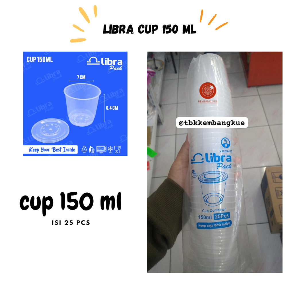 LIBRA CUP 150 ML / THINWALL