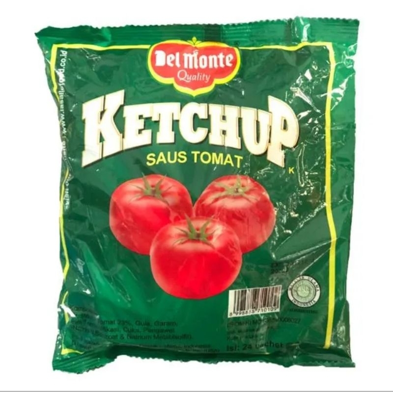 

Del Monte Ketchup/Saus Tomat Sachet 24x8gr