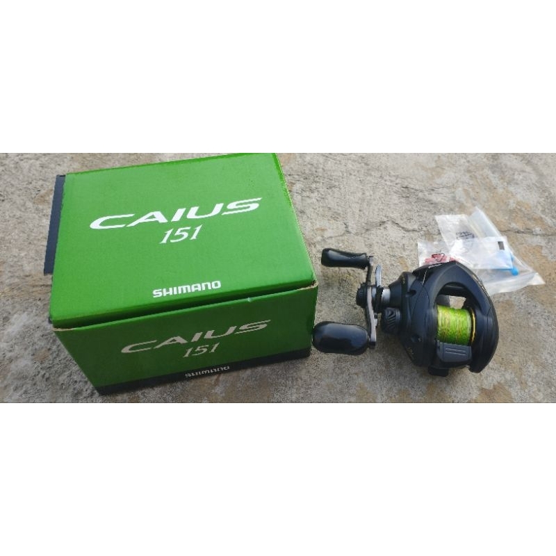 Reel BC shimano caius second mantap like new