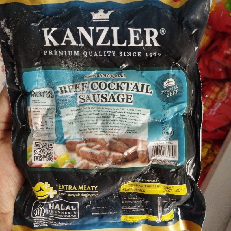 

Sosis kanzler beef cocktail 500gr
