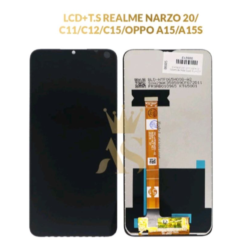 *fullset lcd+tc realme c11-c12-c15 QUALCOM_a15_a15s_narzo
