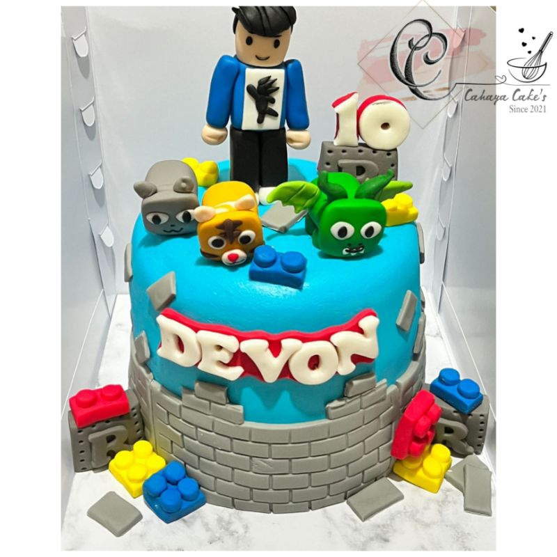 

Kue Ulang Tahun Roblox / Roblox Boy Cake / Roblox Cake / Kue Ultah Karakter Roblox Laki