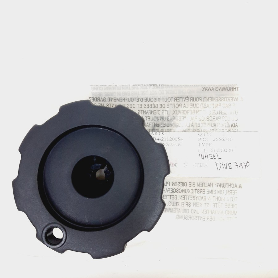 Wheel handle Mesin Table Saw 10 inch DEWALT DWE 7470