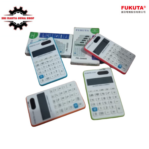 

KALKULATOR FUKUTA FK-3000II 12 DIGIT TANPA BATERAI/ALAT HITUNG FUKUTA