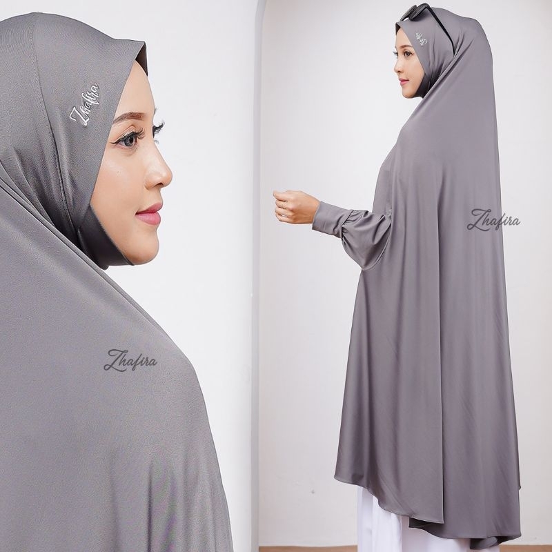 Almira Lengan Jersey / antem dagu jumbo / hijab dagu / hijab lengan / bergo jumbo