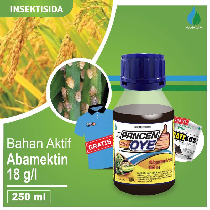 Pancen oye  18ec Insektisida  Abemektin isi 250ml obat ulat Hama