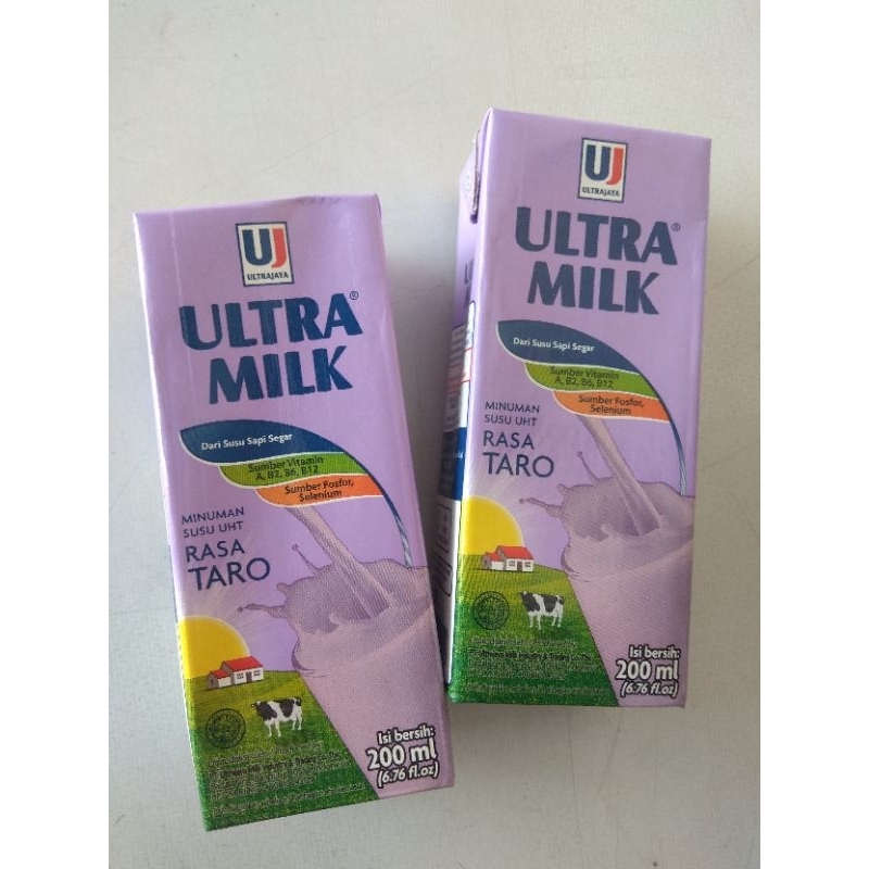 

ULTRAMILK susu rasa taro 200ml