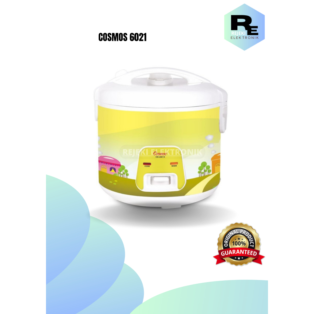 MAGIC COM / RICE COOKER CRJ 6021 N CRJ6021N CRJ-6021N COSMOS HARMOND ANTI GORES 3IN1 TER MURAH
