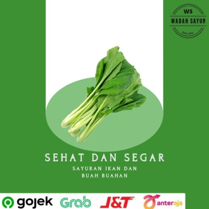 

Sawi Hijau Segar ( 500 Gram ) | Wadah Sayur Bogor