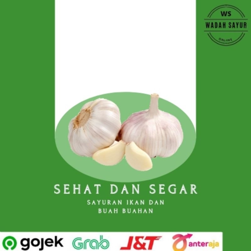 

Bawang Putih Kupas ( 250 Gram ) | Wadah Sayur Bogor
