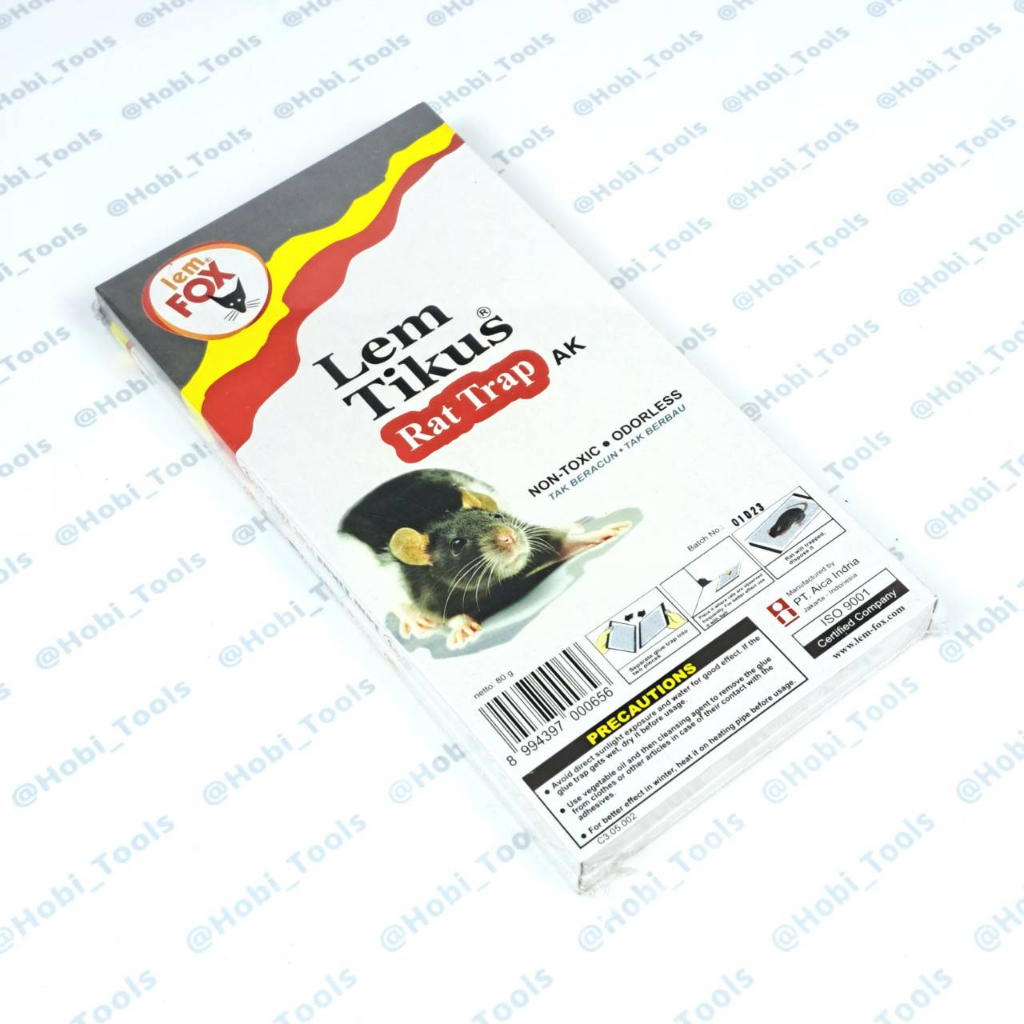 FOX PAPAN LEM TIKUS LIPAT 80G - RAT TRAP 80 GRAM