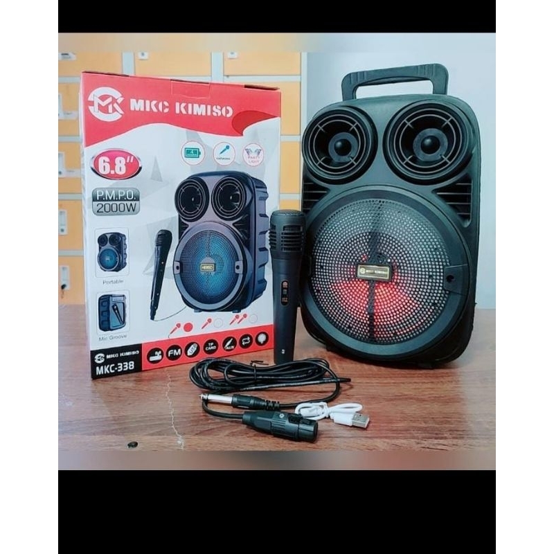 Speaker bluetooth portable + mic