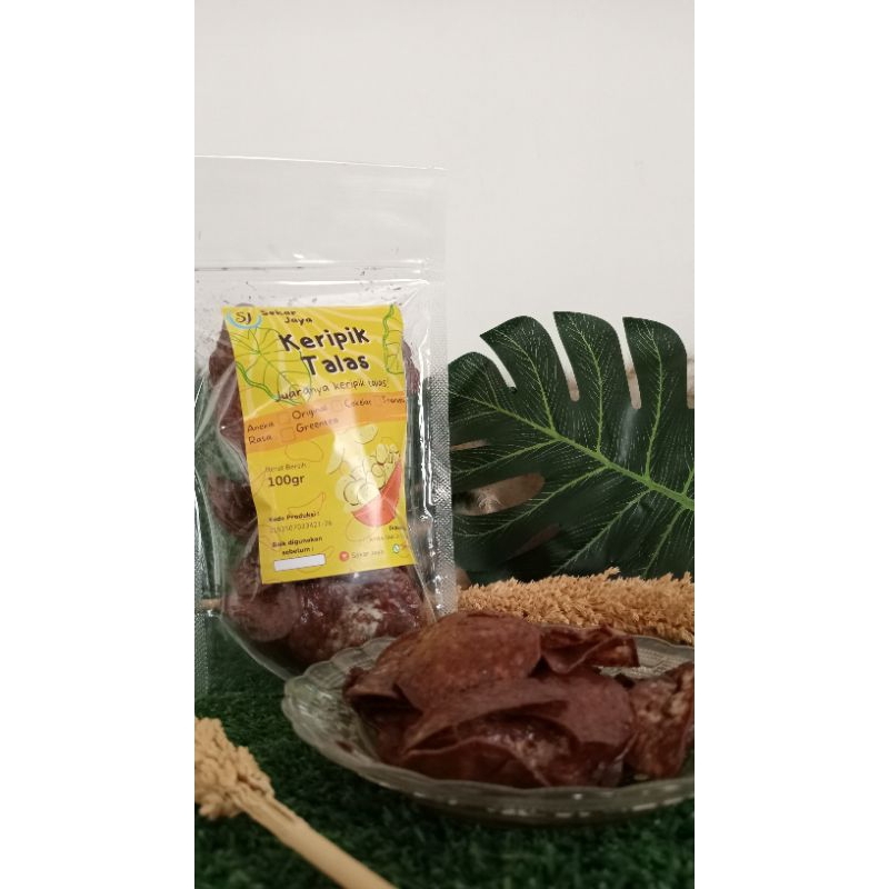 

Keripik talas rasa coklat lumer 100gr