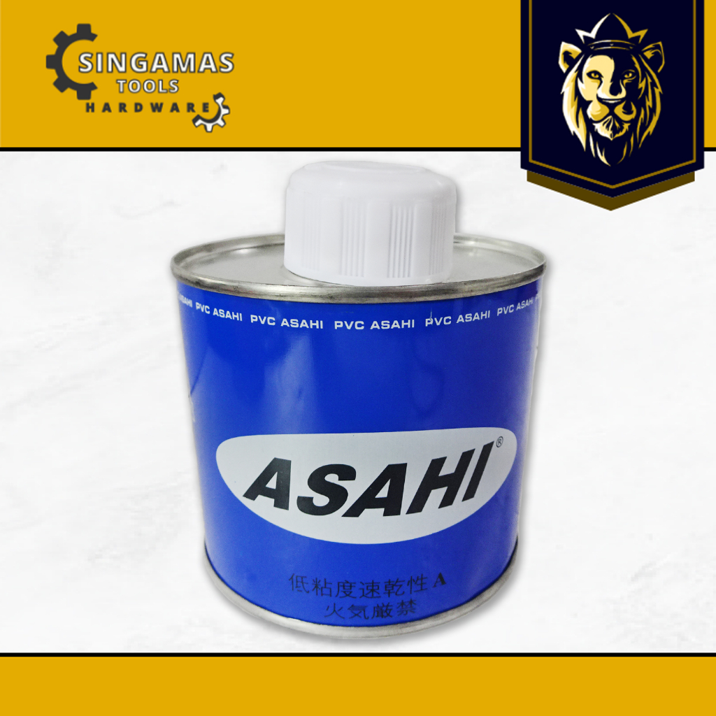 ASAHI Lem Pipa PVC Kaleng 400 gr