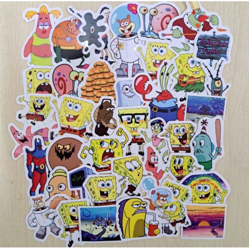 

Stiker Spongebob Patrick and friends