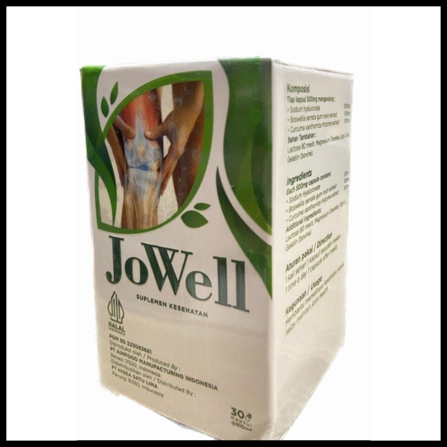 Jowell Isi 30 Kapsul Membantu Menjaga Kesehatan Sendi