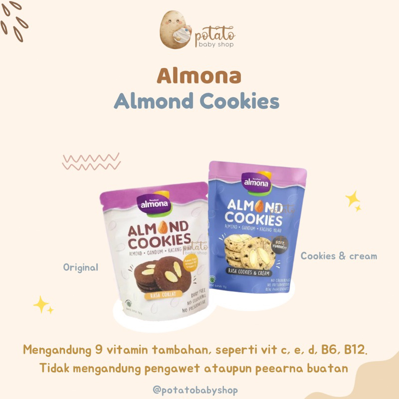

Barefood Almona Cookies - Snack Kukis Anak