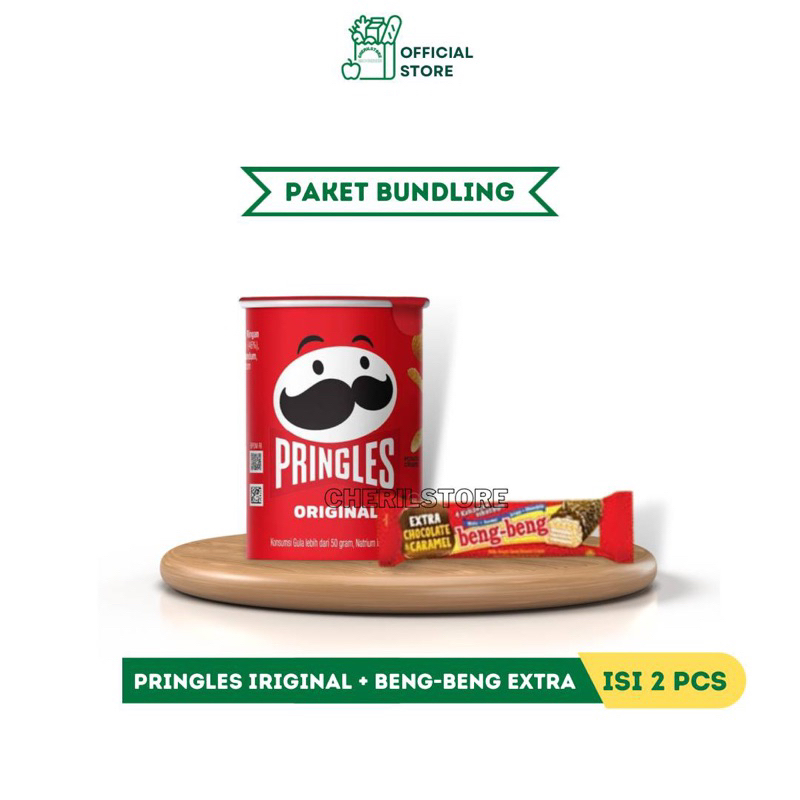 

Pringles original mini bundling coklat bengbeng