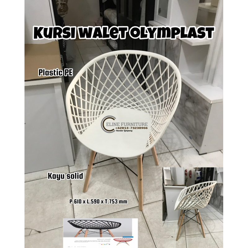 Kursi Tamu | Kursi Santai | Kursi Cafe Walet Chair Plastik
