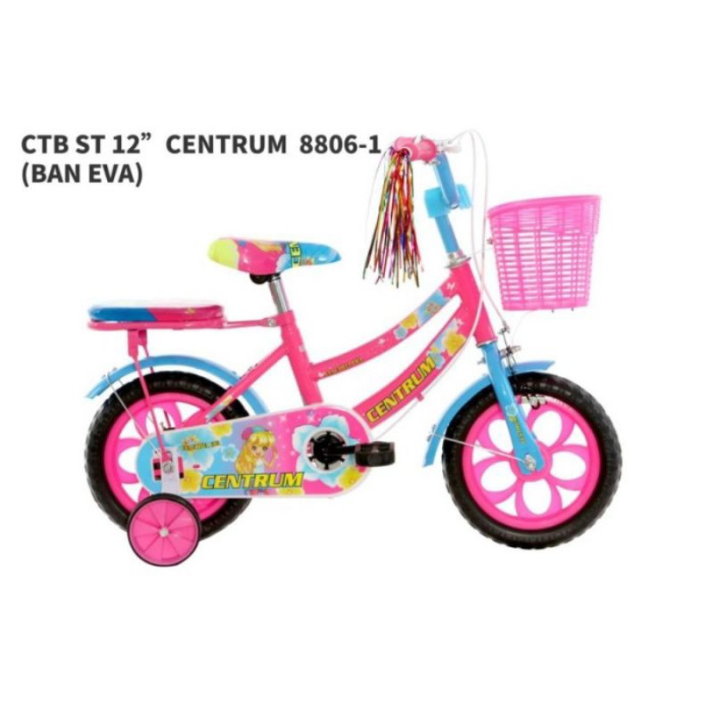 SEPEDA Anak Cewek Mini  12BAN EVA BAN MATI