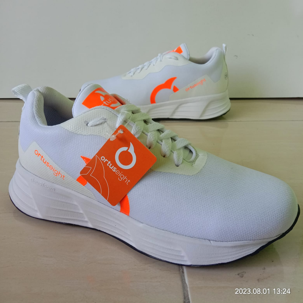 Sepatu Lari Ortuseight Original Wanita Putih