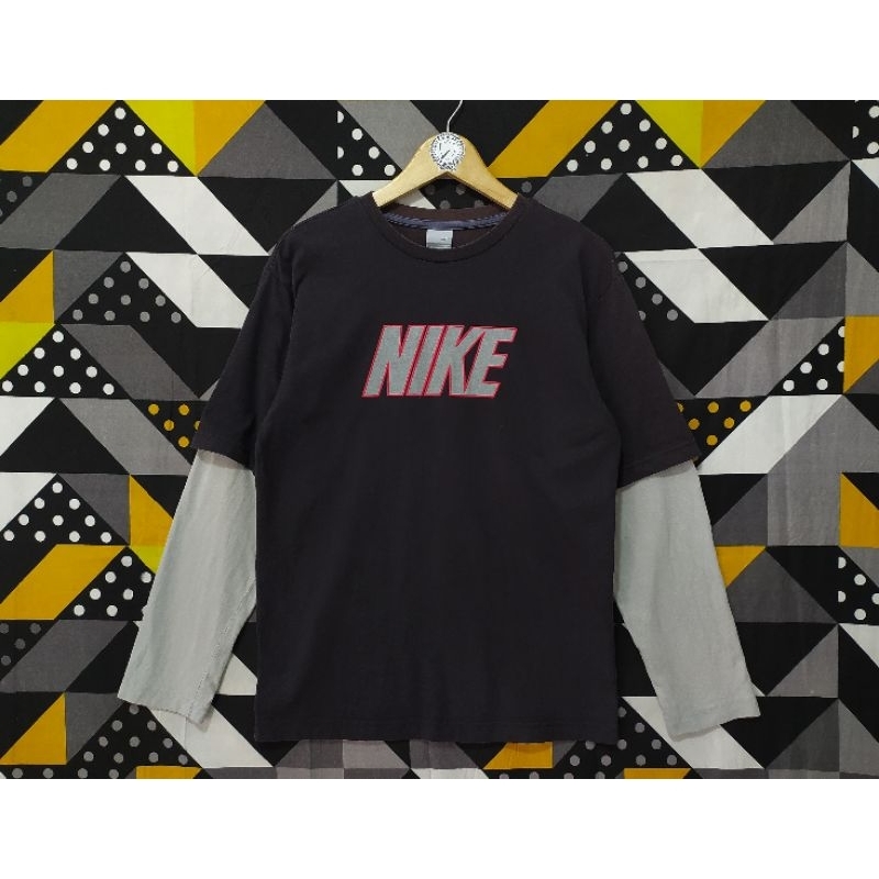 Kaos Vintage Y2K Nike Longsleeve Nike Y2K