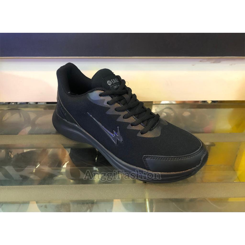 Sepatu Sneakers Running Eagle Atlas - All Black