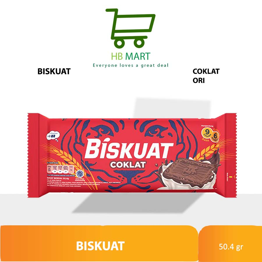 

Biskuat Biskuit Coklat 50.4g - Camilan / Snack