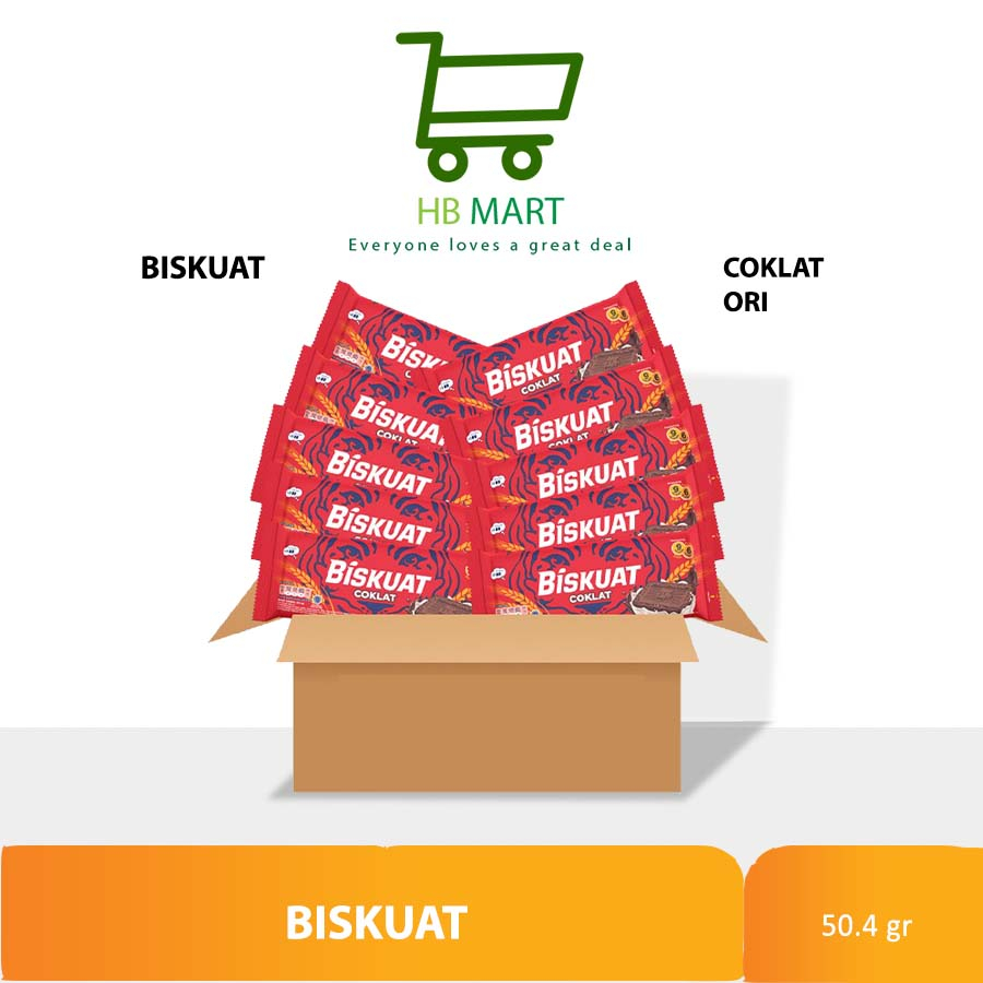 

Biskuat Biskuit Coklat 50.4g Family Pack - Camilan / Snack 1 DUS 6 BAG