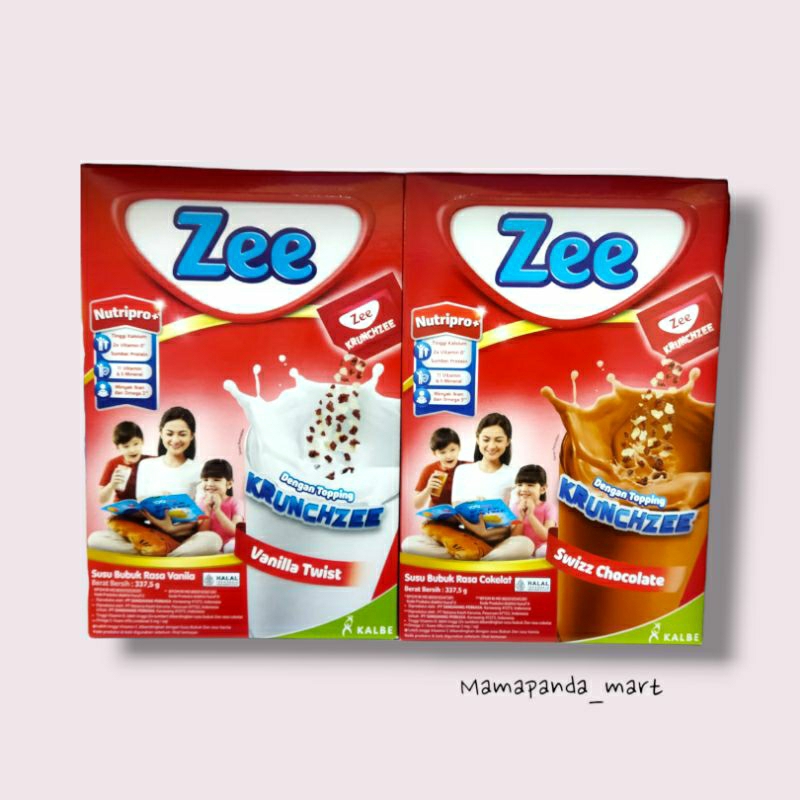 

ZEE KNRUCHZEE VANILLA TWIST/SWISS CHOCOLATE 337.5G/SUSU PERTUMBUHAN ANAK