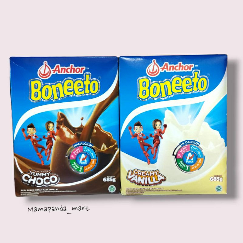 

BONEETO YUMNY CHOCO/CREAMY VANILLA/SUSU PERTUMBUHAN 685g