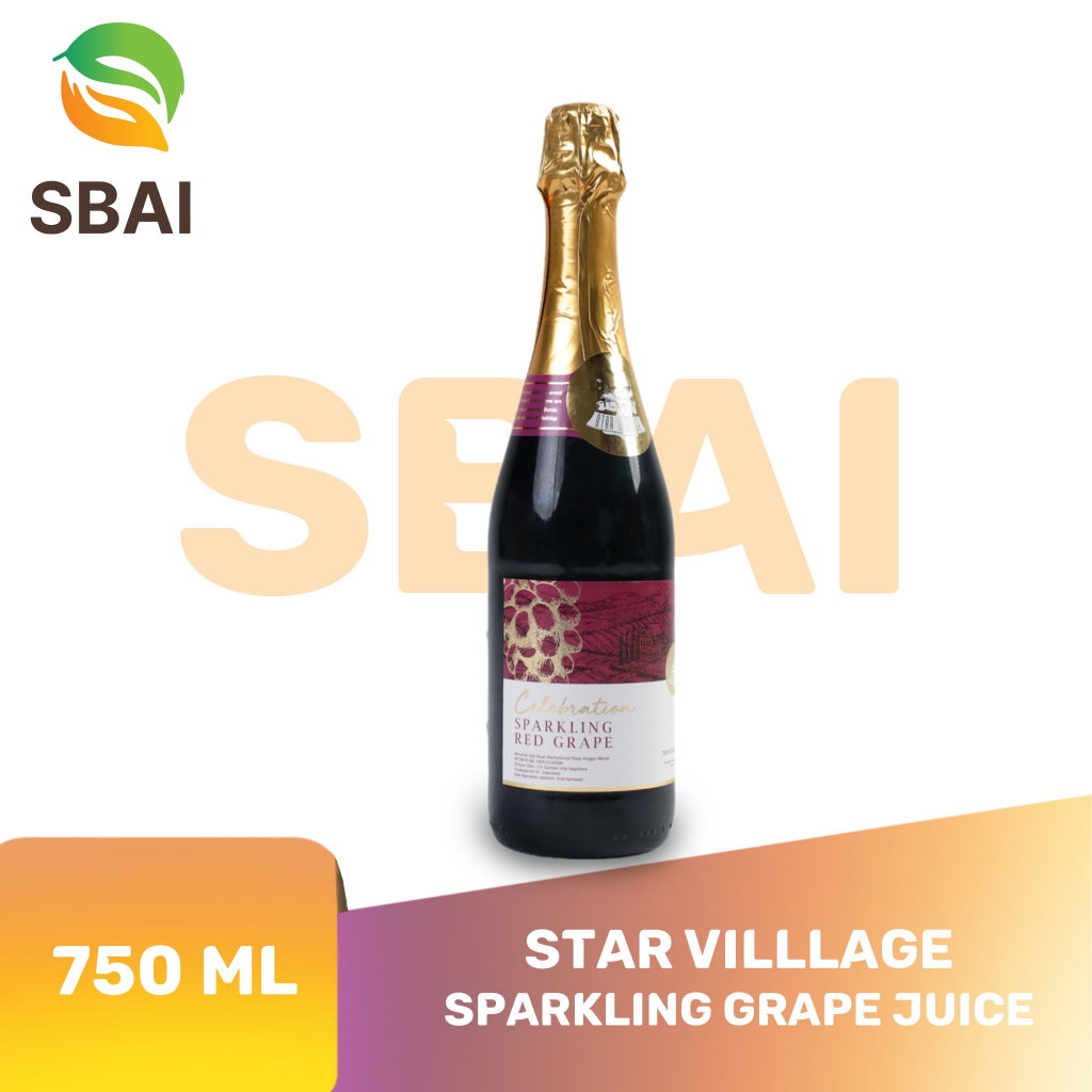 

Starvillage Non Alcohol Sparkling Red Grape Juice 750ML Jus Soda Produk Impor