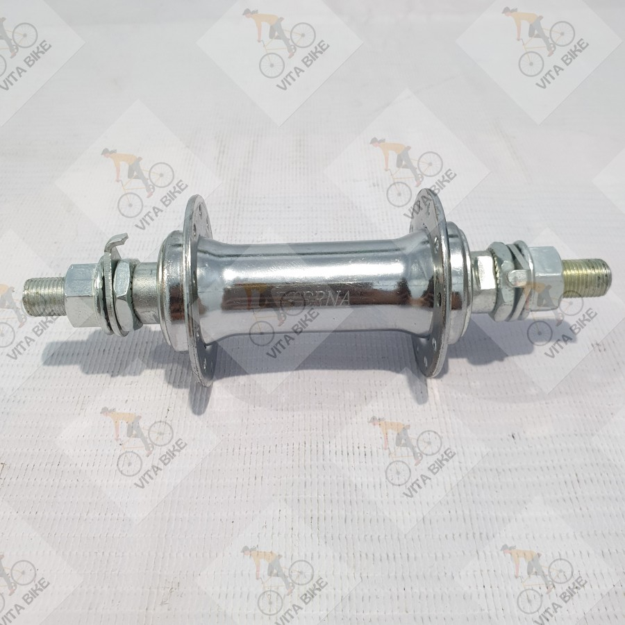 Hub Bos Depan Sepeda Anak Lubang 16 Hole Eterna Steel Chrome Gotri
