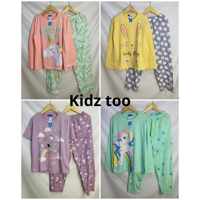 Kidz too Piyama anak perempuan I Baju tidur anak cewek 4-14tahun