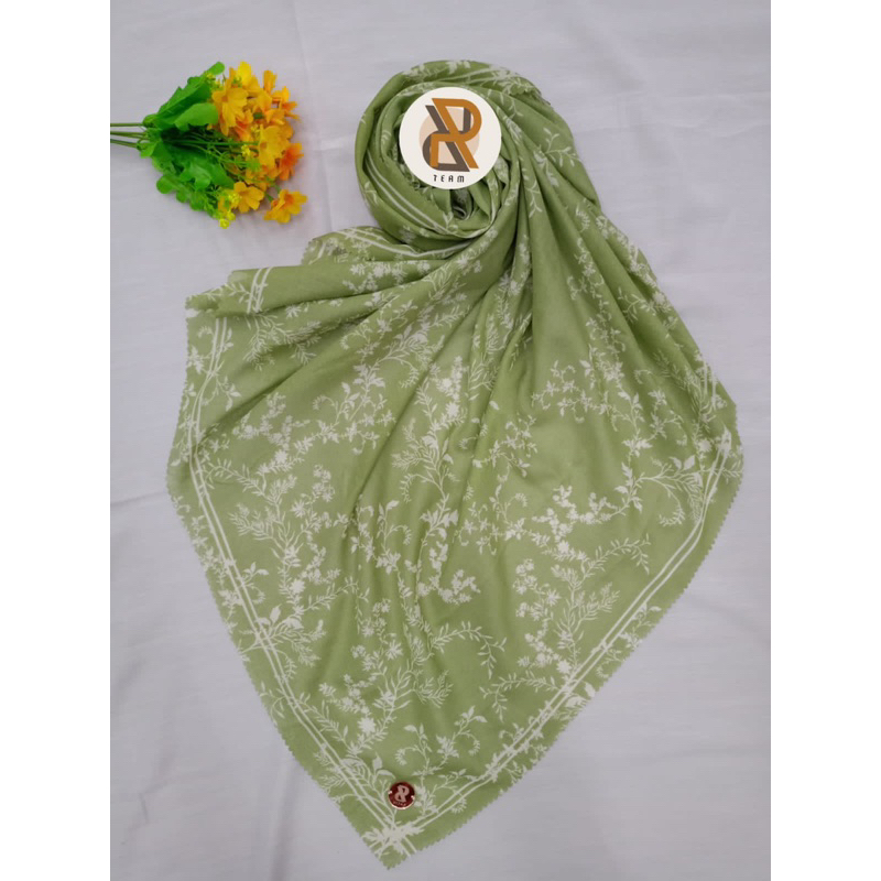 JILBAB MOTIF HIJAU EDITION [ BISA COD ]