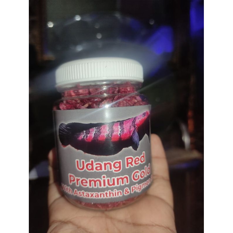 

udang red premium gold with astaxanthin & pigmen red