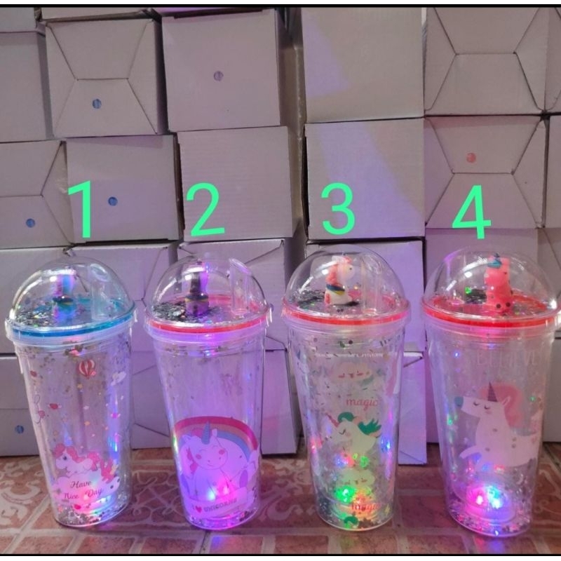 botol Glitter lampu kapasitas ± 600mili