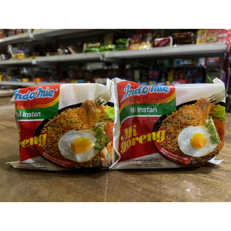 

MIE INSTAN INDOMIE GORENG, SOTO SPESIAL, SOTO BANJAR LIMAU KUIT, HYPE ABIS KUAH SEBLAK HOT JELETOT, HYPE ABIS AYAM GEPREK, RENDANG, INTERMI