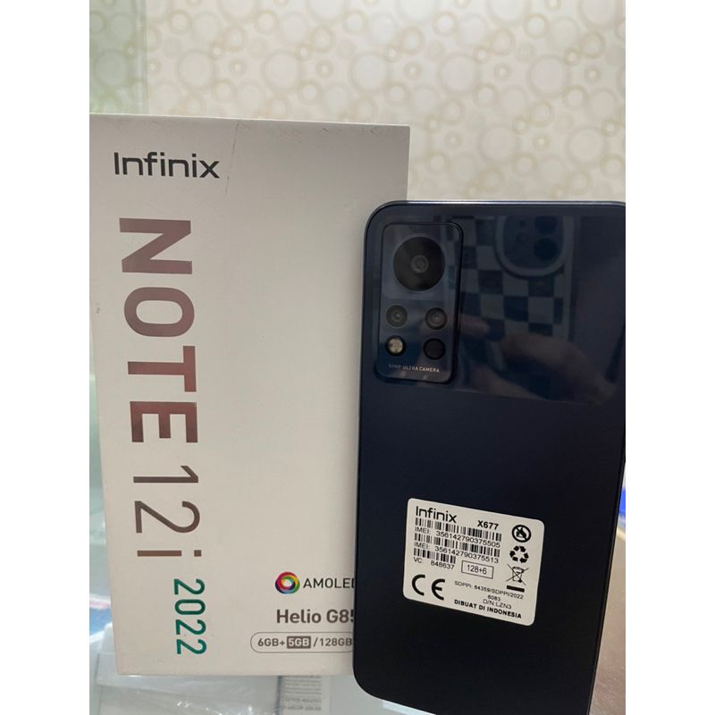 infinix Note 12i 2022 6/128 second fullset