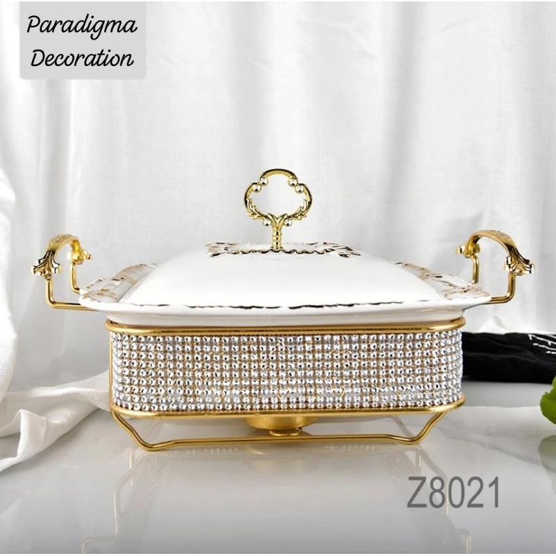 Prasmanan Sultan Prasmanan Gold Prasmanan Keramik Putih White Permata Gold Food Warmer Gold Food Ser