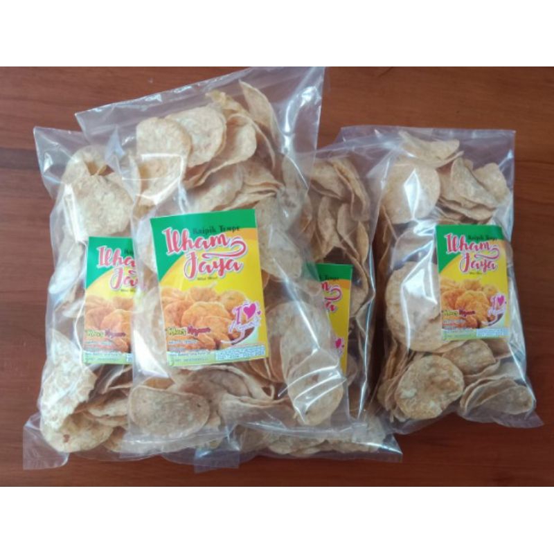 

Keripik tempe sagu Ilham Jaya, keripik gurih, camilan keripik tempe