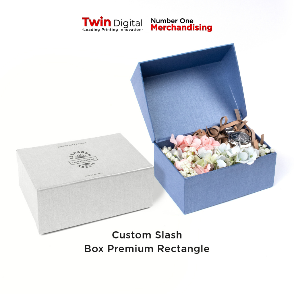 

Twindigital Custom Slash Box Premium Rectangle Hampers Merchandise - Kotak Kado Penyimpanan Barang