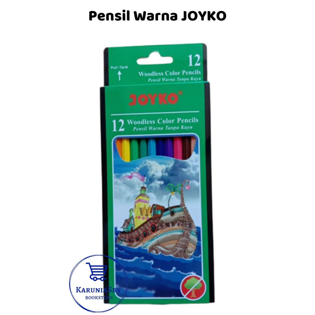 

JOYKO Pensil Warna CP-103 (12 Warna)