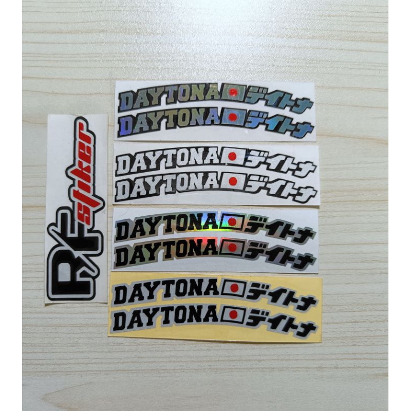 Stiker sticker velg daytona stiker cutting velg motor daytona