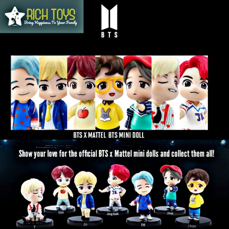Mainan Boneka BTS Action Figure Korea Mattel Original Licensed Product Good Quality Anak Perempuan