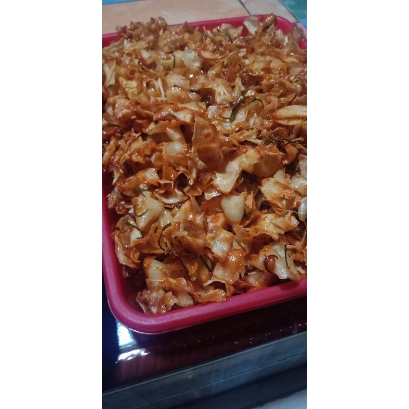 

kripik singkong daun jeruk kemasan 1kg