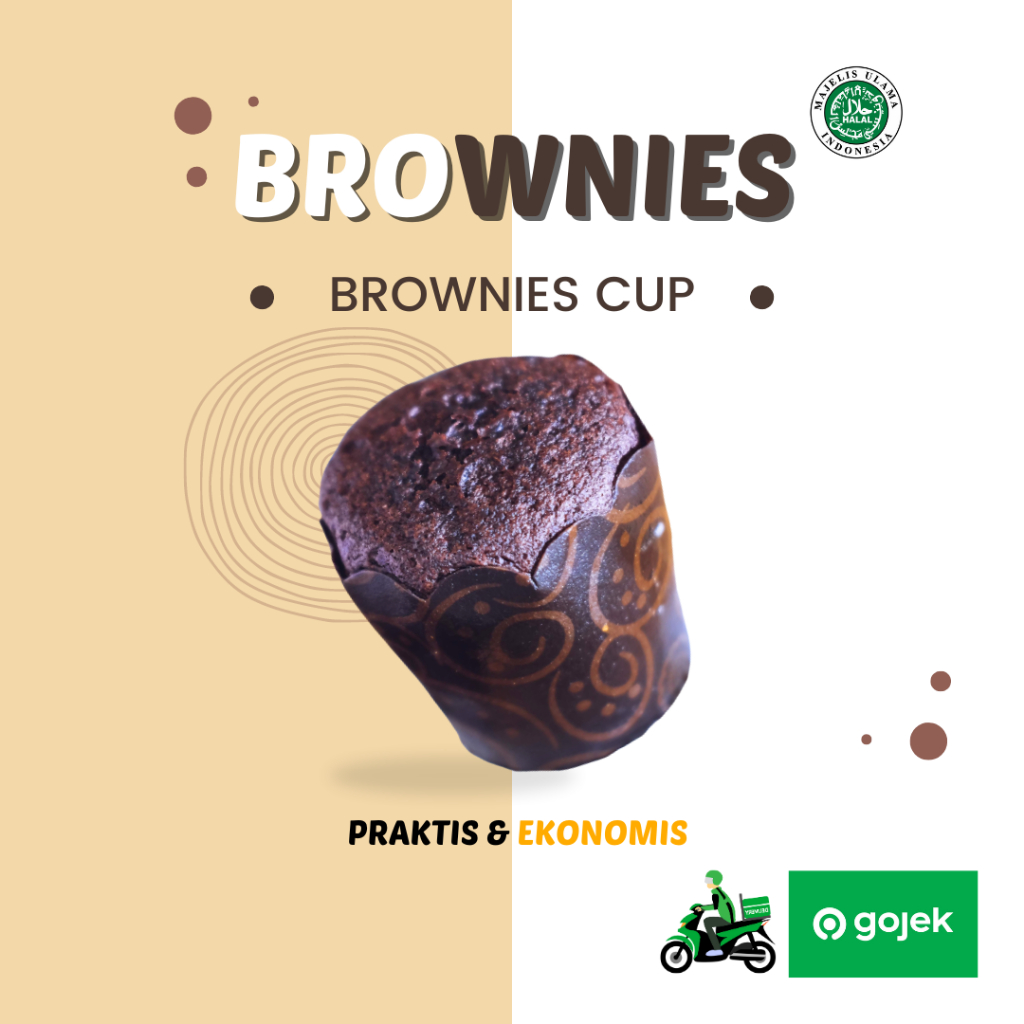 

BROWNIES KUKUS BROWNIS CUP MINI COKLAT